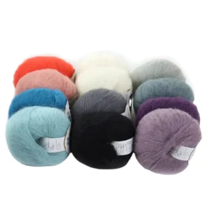 China Supplier Mohair Fancy Yarn for Hand Knitting