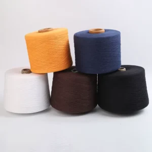 Chinese Factory Eco Friendly Raw Pattern Polyester Blended Yarn 16/2 Dyed Yarn for Sock Fabric and Knitwear Sewing