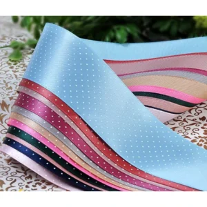Chinese Plain Satin Silk Multi Color Single Double Face Satin Ribbon for Decoration