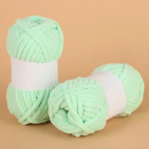 Chunky Yarn Crochet 7mm Chenille Yarn for Knitting 50g Ball Yarn 100% Polyester Chenille