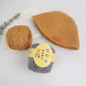 Chunky and Soft 285g Roll Fancy Yarn 2cm/3cm Width 100% Polyester Anti-pilling for Handmade Crafts and Bags