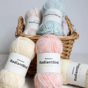 Cloud Ball Domi 50g/130m Throw Scarf Color Blended for Scarf Bag Knitting Cotton Acrylic Yarn