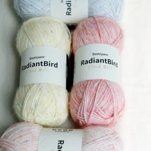 Cloud Ball Domi 50g Chenille Yarn Recycled DIY Color Throw Blanket Scarf Bag Soft Cotton Acrylic Dyed Patterns for Knitting
