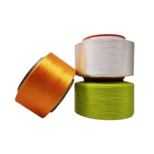 Color Pantone Dope Dyed Dty No Torque Twist Bright Trilobal Fdy 150 48 AA Grade Polyester Yarn for Fabric Thread