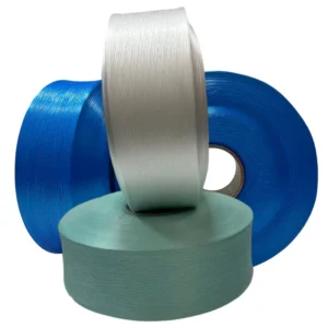 Colored Polypropylene Yarn Specifications Range From 100D to 3000D Suitable Fortarpaulins