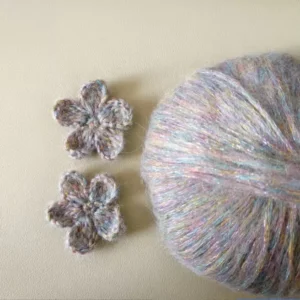 Colorful Dot Cotton Wool Yarn 50g 110m Fancy Thread for Hand Knitting & Crochet Strong & Dyed Patterned Blended Yarn