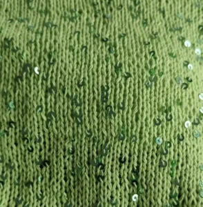 Colorful Fancy Yarn 3mm + 6mm Sequin Yarn for Hand Knitting and Crochet