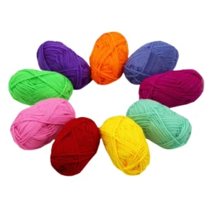 Colorful Handmade Yarn for Children’s DIY Crafts & Decor Sewing Tools Craft Kits