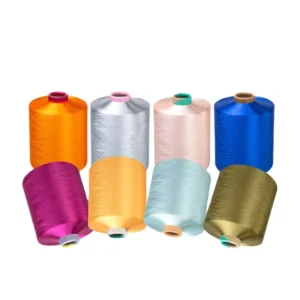 Colorful High Tenacity 100% Polyester DTY 150d/48f SD Nim/him Dope Dyed Yarn for Sewing & Embroidery