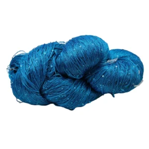 Combed Fancy Size Sequined Yarn for Hand-Knitted Projects Dyed Pattern Beaded Yarn