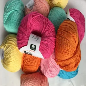 Combed Gassed Mercerized Cotton Yarn for Hand Knitting Baby Sweater