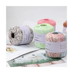Comfortable Strong Cotton Acrylic Blended Yarn Dyed Woven Hand Knitting Embroidery Sewing Eco Friendly Ring Spun