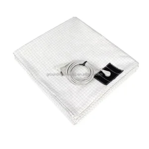 Conductive Grid Grounding Bedding Manufactured with 10% Silver Fiber and Premium Cotton Yarn