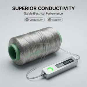 Conductive Metallic Yarn 200D for Smart Fabric and Curtain Anti Radiation Protection