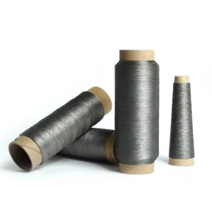 Conductive Stainless Steel Metallic Yarn Sewing Thread for Embroidery Knitting Weaving High Strength Touch Screen Gloves