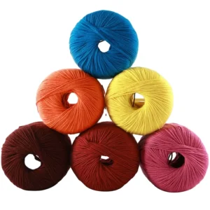 Cotton Acrylic Blended Yarn Cotton Silk Blend Yarn for Hand Knitting