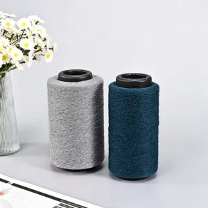 Cotton Blend Fancy Yarn 2 Ply Anti Pilling Soft Yarn NE16 Open End Yarn for Gloves Manufacturing