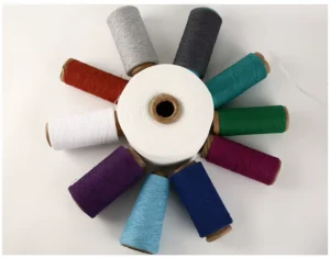 Cotton Blended Core Spun Yarn 5S 21S OE Cotton Yarn for Knitting Sewing