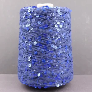 Cotton Blended Fancy Yarn Dyed Beaded Sequined 3mm 6mm Eco Friendly High Tenacity Hand Knitting