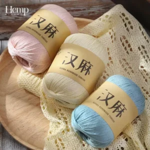 Cotton Blended Polyester Ring Spun Dyed Eco-Friendly Anti-Pilling DIY Handmade Crochet Knitted Summer Line Hollow Sweater Yarn