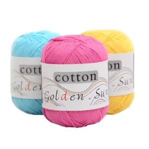Cotton Blended Yarn Medium Fine Eco-Friendly Recyclable Ring Spun Handmade DIY Weaving Material Bag Crochet Thread for Knitting