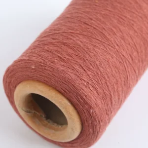 Cotton Crochet Thread Open End Carded Blended Yarn Brown Color 10s Anti Pilling for Sewing and Weaving