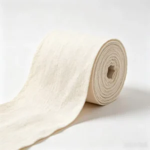 Cotton Flax Linen Blend Dyed Woven Fabric Eco-Friendly Biodegradable Breathable Bedding Raw Material