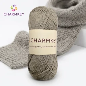 Cotton Linen Bamboo Blended Knitting Yarn Skin Friendly Breathable Hand Knitting Yarn for Summer Clothes Hats Bags