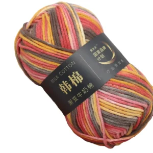 Cotton Soft Spun 7ply Knitted 100% Recycled Eco Friendly High Tenacity Fancy Yarn Dyed Hand Knitting Anti Pilling Sewing
