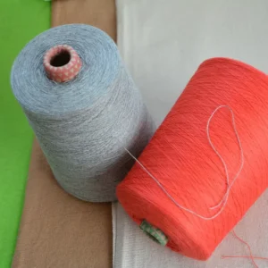 Cotton Wool Cashmere Yarn Ring Spun Top Dyed Yarn