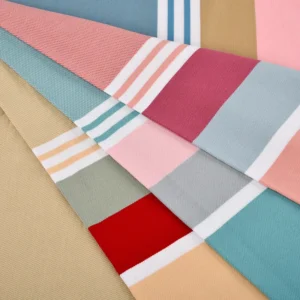 Cotton Yarn Dyed Knit Stretch Breathable Medium Weight Stripe Polo Shirt Fabric 48% Cotton 49% Viscose 3% Spandex