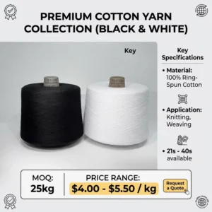 Cotton Yarn Ne 21s 32s 40s for Socks Knitting High Quality Anti-Pilling Ring Spun Yarn