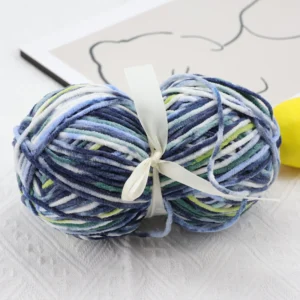 Crochet Chunky Production Tshirt Yarn Crochet Bag Ultrasoft Microfiber Chenille Yarn Fabric Textile Raw Material