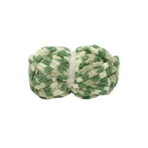 Crochet Yarn Fancy 100% Polyester Samplers with Chunky Chenille and Solid Color Small Skeins