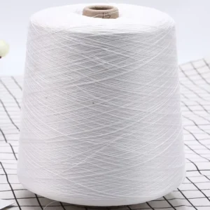 Cross Border Manufacturers Supply 100% Cotton Yarn 80 Count 2 Ply Bleached Double Strand Mercerized Brushed Yarn Cotton Yarn