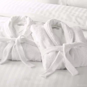 Custom 100% Cotton Embroidered Logo Waffle Bath Robe Hotel Bathrobe Set Cotton Unisex Men Kimono Bathrobe