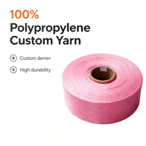 Custom Anti UV 100% Polypropylene Yarn Various Colors Custom Denier Hilo PP 300D for Strapping Bands Ropes