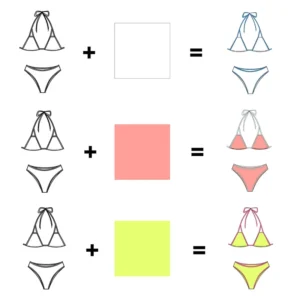 Custom Bikini Manufacturer Quality Bikini High Waisted Bikini Short Set 2 Piece Sweet Young Women Sexy Bikini Swimwear