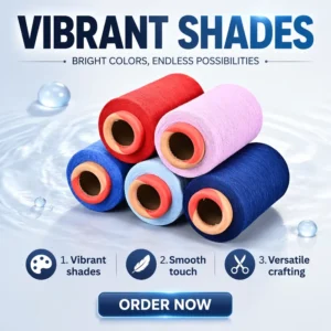 Custom Color Anti Pilling Hand Knitting 4 32S Polyester Cotton Yarn Sustainable for Fashion and Home Textile