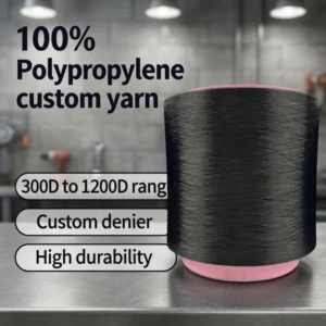 Custom Color Hollow 100% PP Yarn Light Weight Polypropylene Yarn for Home Textiles