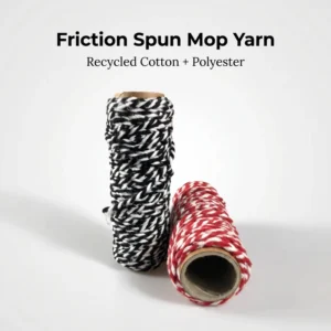 Custom Color Soft Durable Recycled Cotton Polyester Mop Yarn Friction Spun for Cleaning Mop
