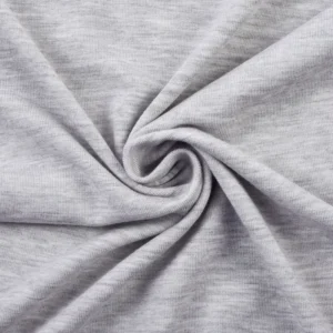 Custom Design Gray Solid Color 90% Modal 10% Spandex Stretch Knitted Breathable Soft Skin Friendly Modal Fabric for Boys Girls