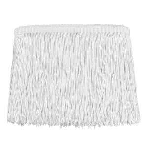 Custom Dyed Colorful 10cm Silky Polyester Fabric Fringe Tassel Trim for Fashion Dress Home Decor DIY