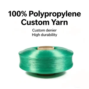 Custom FDY Textile Weaving Flame Retardant 100% Polypropylene Yarn Multifilament Yarn 900D Polipropilen Iplik for Weaving