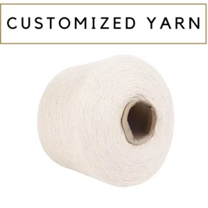 Custom Industrial Knitting Weaving Fabric Recyclable Ring Spun Yarn Material Cotton Merino Wool Silk Modal Spandex Etc Socks