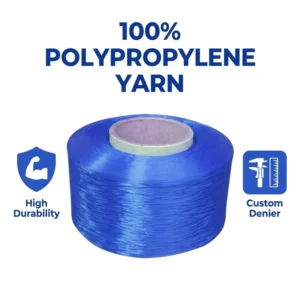Custom Multifilament Yarn Acidproof Textile Weaving Fio De Polipropileno FDY 100% Polypropylene Yarn for Backpacks