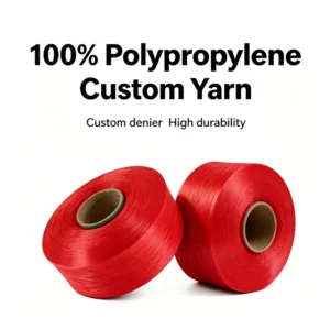Custom Multifilament Yarn Textile Weaving FDY PP Yarn Acidproof 600D Flame Retardant 100% Polypropylene Yarn