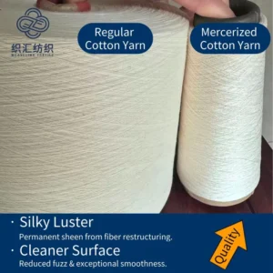 Customizable 40s 2 Mercerized Combed 100% Cotton Yarn High Luster Anti Pilling for T Shirts Home Textiles Knitting Weaving