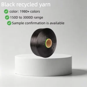 Customizable 900D Black Recycle Yarn High Tenacity Flame Retardant FDY PP Yarn for Hand Knitting Binding Rope