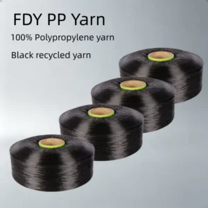 Customizable Black Recycled 100% Polypropylene Multifilament Yarn 630D High Tenacity for Woven Rope